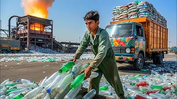 Unbelievable! Millions of Plastic Bottles Crushed in Seconds | Recycling Like Never Before 