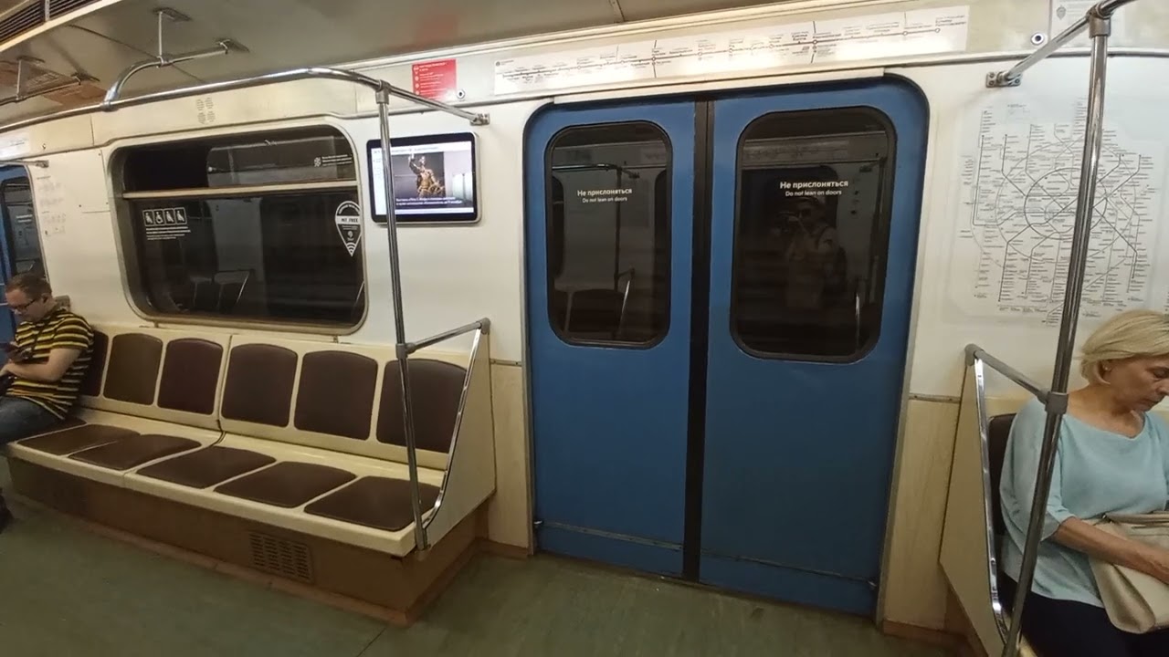 Сокольническая линия. Поездка на Номерном от Бульвара Рокоссовского до Коммунарки.