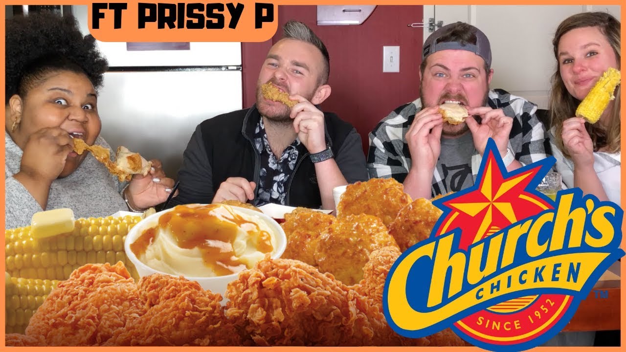 MUKBANG | CHURCH'S CHICKEN WITH PRISSY P