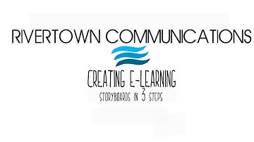 Creating eLearning Storyboards