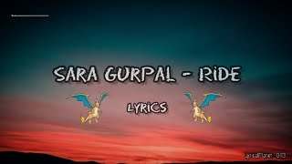 Ride ( Lyrics) | Sara Gurpal | Dilpreet Dhillon | Kaptaan | N Vee | LyricalPlanet_0113