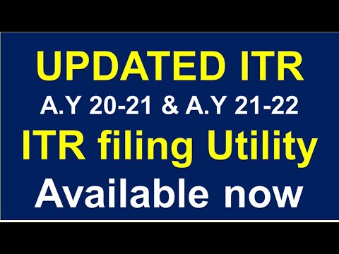 Updated ITR offline utility available on portal|