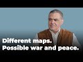Different maps. Possible war and peace.