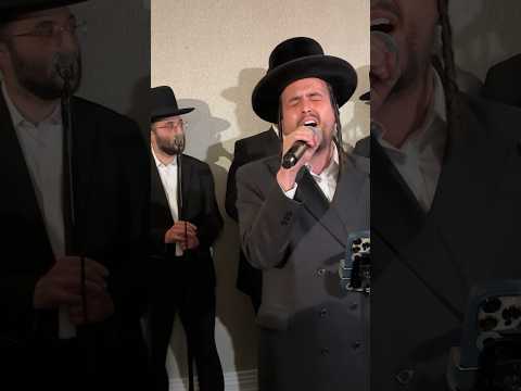 Singing at a chuppah is always emotional. During these moments, I daven Hashem answers our tefillos!