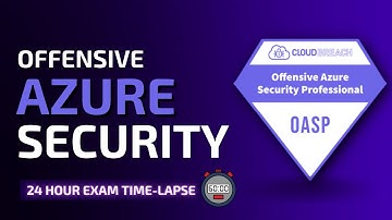 Offensive Azure Security Professional | 24 hour Timelapse