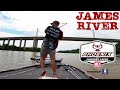 Mlf bfl stop 4 james river  bass fishing tournament  practice