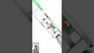 3D mechanical motion simulation 327 #-Mechanical design#Mechanical principles HL#shorts