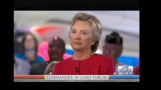 WOW! Veteran Just Knocked Hillary Out of the Race at Presidential Forum!