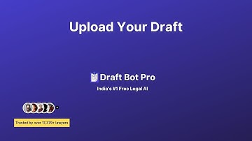 How to do Legal Drafting with AI - Upload Your Draft in Draft Bot Pro