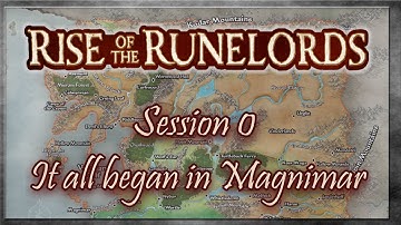 Rise of the Runelords Session 0 - It all began in Magnimar