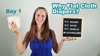 Day 1 WHY FLAT CLOTH DIAPERS? Flats and Handwashing Challenge 2021