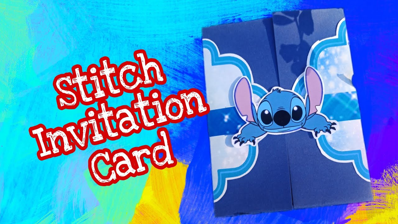 Lilo and Stitch Birthday Invitation, Lilo and Stitch Invitation