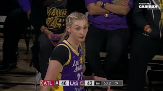 🚨 Cameron Brink FIRST Three Pointer Of WNBA Career In Debut | Los Angeles Sparks vs Atlanta Dream