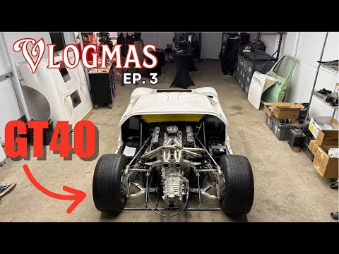 8,000 RPM GT40 Build! Small Block TRANSFORMATION + Christmas Party | Vlogmas Ep: 3