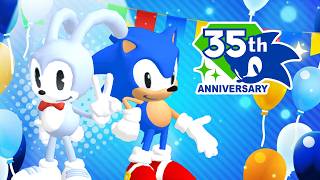 Sonic 35th Anniversary Event in Sonic Speed SImulator