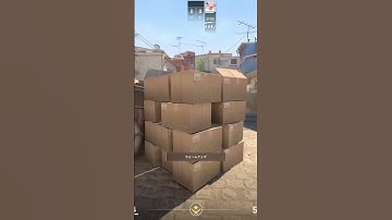 CS2 Mirage MID(Rail) Smoke #shorts