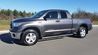 One owner local trade 2013 toyota tundra sr5 double cab 6.6' box, 5.7
iforce v8, magnetic grey metallic, 18" alloy wheels, running boards,
class iii towing p...