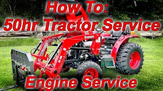 Branson 50hr Service PT1 on my 2515H compact tractor Engine Oil Change How To DIY