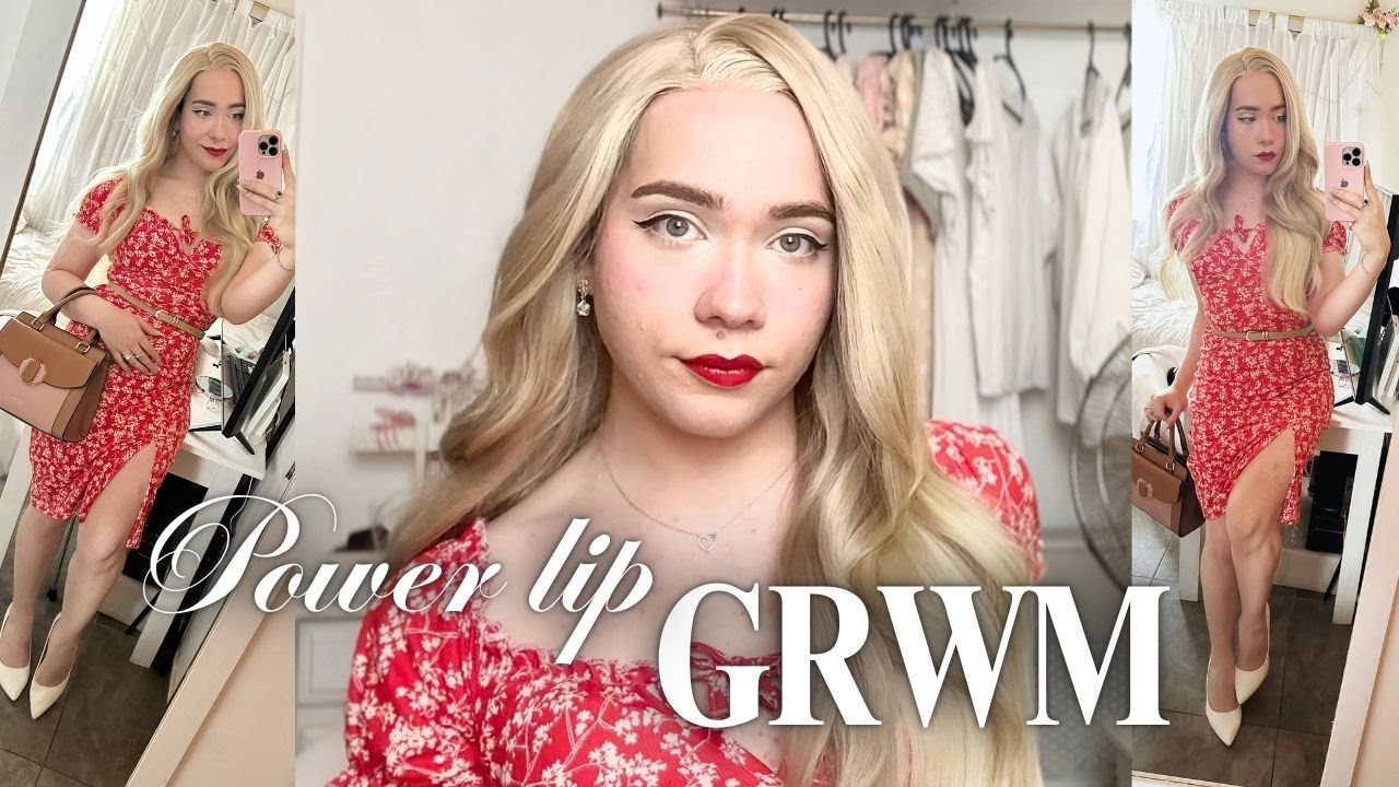 GRWM Red Lip | Emotional Regulation Talk 💄