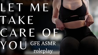 GFE ASMR Squeezing all those bad thoughts out of you via back and neck massage