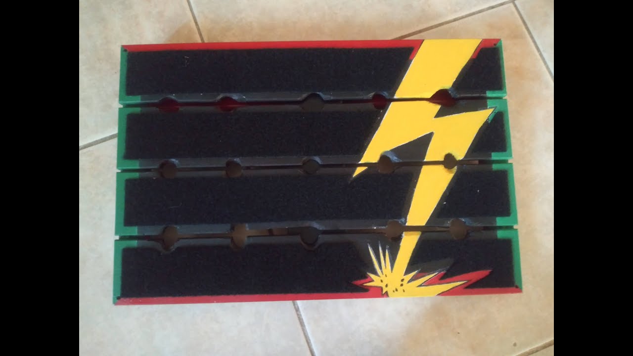 Untaping of Custom pedal board