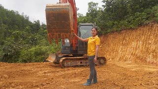 Build a new house. Build a farm in the forest - Rent an excavator to build land for a house