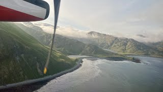 On Approach into Dutch Harbor, Alaska. Only a handful of Pilots can do it. Magical.