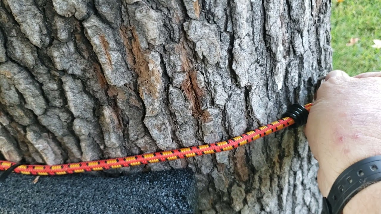 DIY saddle hunting knee pad YouTube