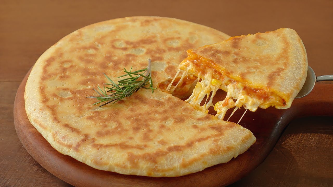 ⁣[노오븐, 노이스트, 포켓피자] 피자를 이렇게 쉽게 만들었는데, 맛이 기가 막혀요 :: No Oven, No Yeast Pizza!! :: Pizza Pockets