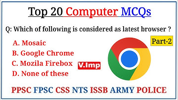 Computer Mcqs For PPSC, FPSC, SPSC, CSS, NTS, PMS | Job Test GK