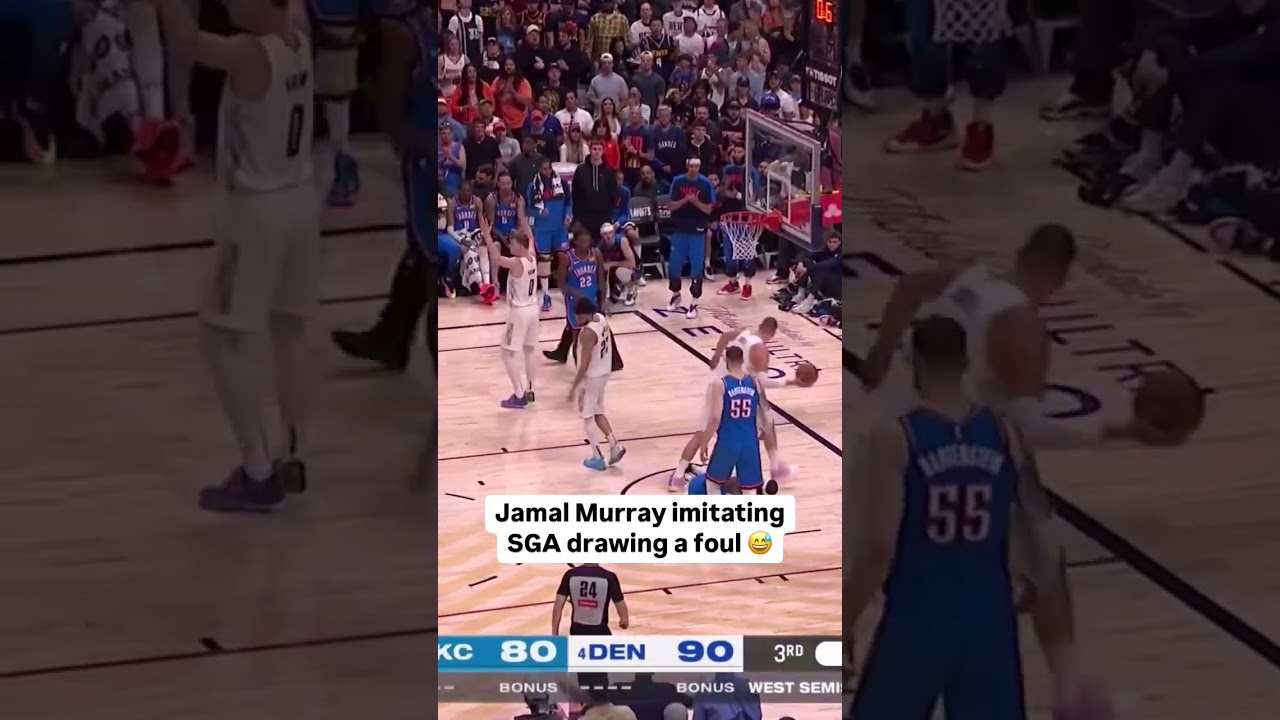 Jamal Murray Mocks SGA's Contactless Foul Game 