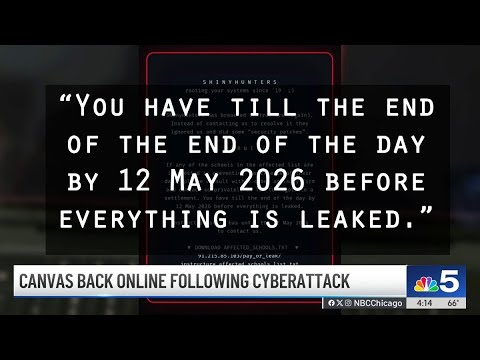 Canvas back online following cyberattack