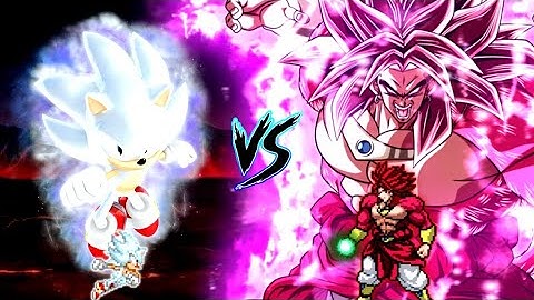 Hyper Sonic H 10P OP VS Limit Break Broly SSJ4 V2 OP in Jump Force Mugen