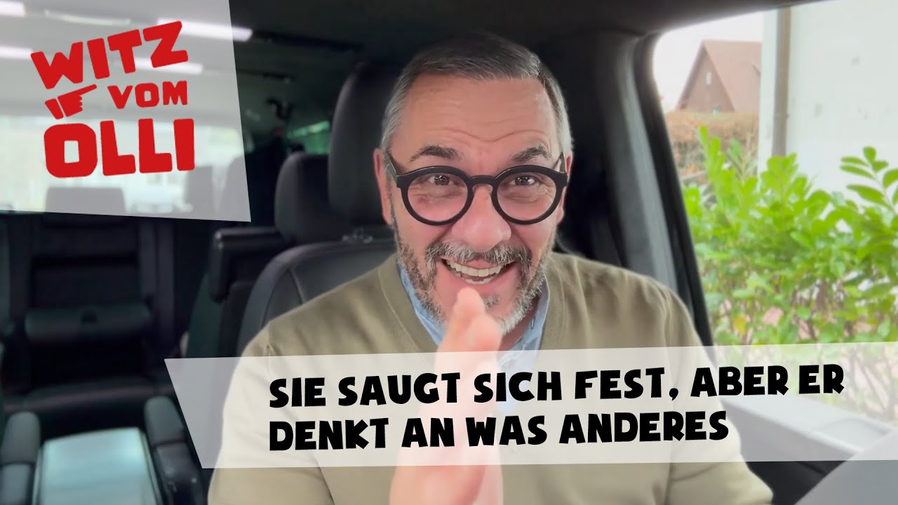 Sie saugt sich fest aber er denkt an was anderes | Witz vom Olli - 144/25