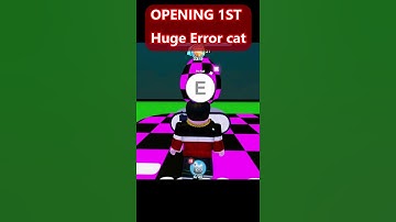 OPENING *1ST* Huge ERROR Cat in April WORLD UPDATE n Pet Simulator #petsimx #roblox #psx