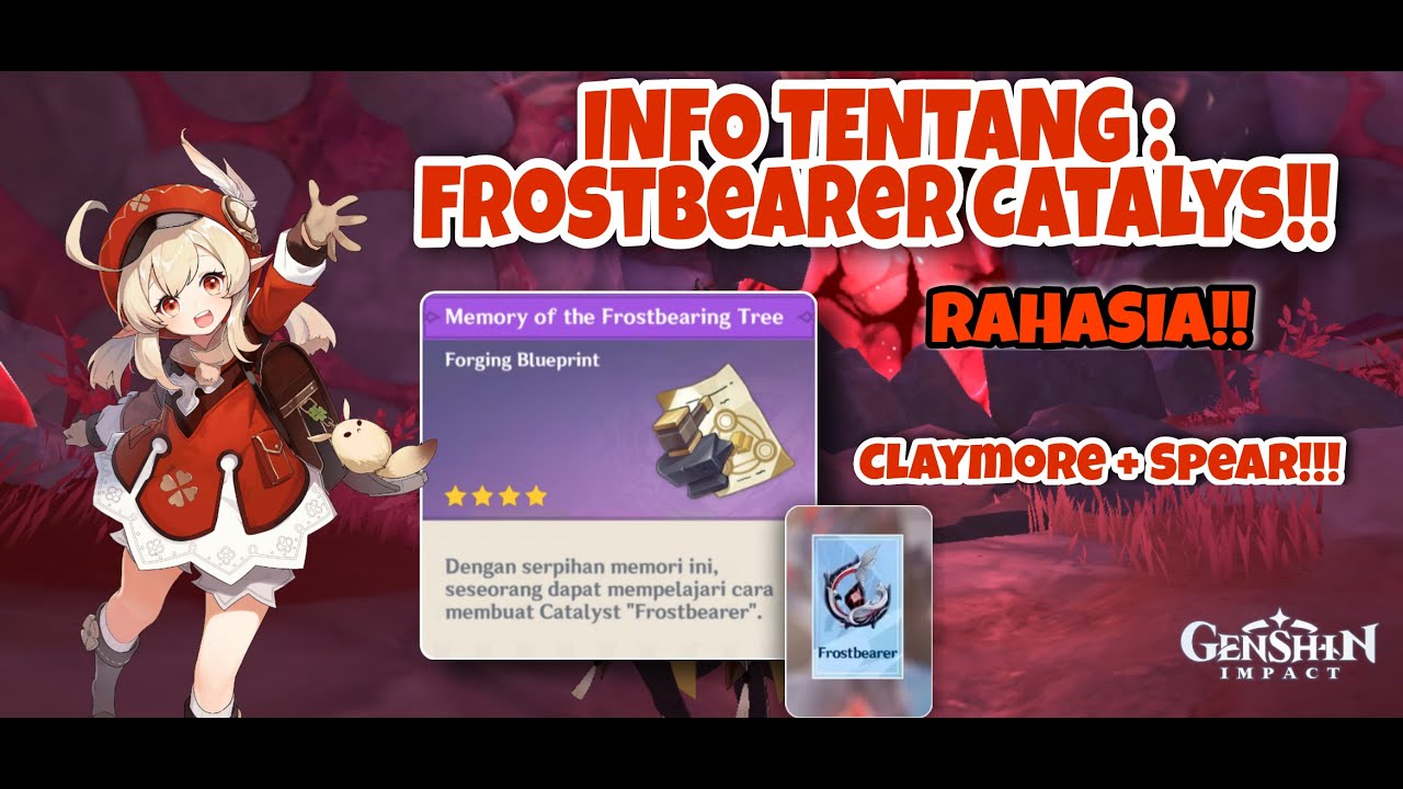 CARA MENDAPATKAN DRAGONSPINE CATALYSTS FROSBEARER CATALYST GENSHIN