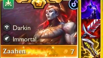 I UNLOCKED THE RAREST NEW 7 COST ZAAHEN! TFT SET 16