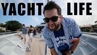 WERE ON A MULTI MILLION DOLLAR BOAT!