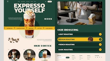 How to Create Responsive Coffee Website Using HTML CSS & JS | Complete Website | Hindi Tutorial