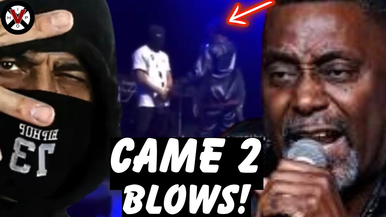 British Rapper Kane Big Daddy Kane Nearly Comes To BLOWS With UK Rapper LIVE On Stage ...