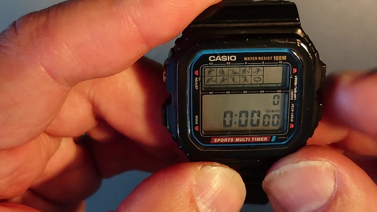 Casio Multi Sports Timer STW-100 - YouTube