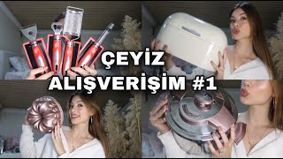 SIFIRDAN ÇEYİZ DÜZÜYORUM #1 Çelik Tencere Setim, Granit Kek Kalıplarım, Mutfak Gereçlerim