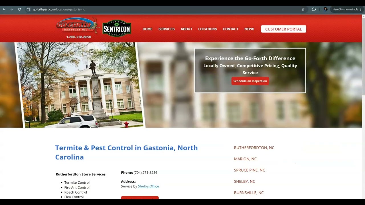 Go-Forth Pest Control: A Leader in the Pest Control Industry