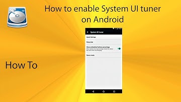 How to enable System UI tuner on Android