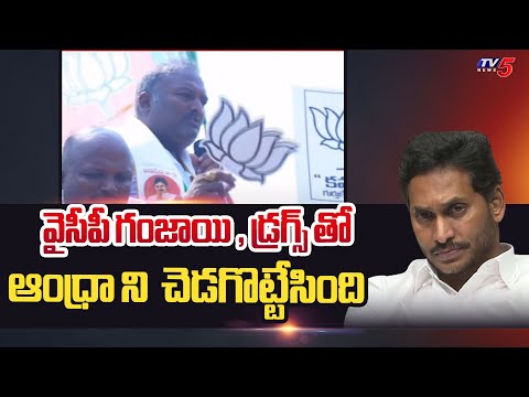 వైసీపీ గంజాయి , డ్రగ్స్ తో .. Yalamanchali TDP MLA Candidate Sundarapu Vijay Satires On YCP | TV5 - TV5NEWS