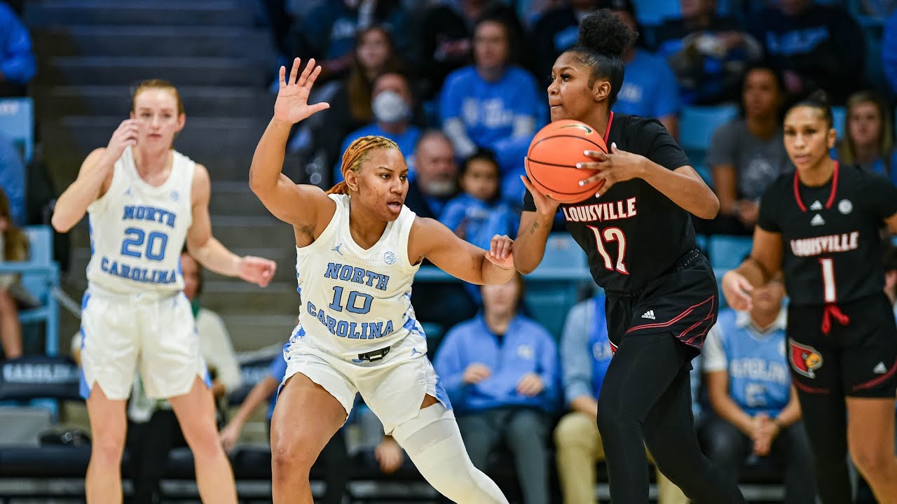 Video: UNC Women's Basketball Knocks Off No. 13 Louisville, 79-68 - Highlights