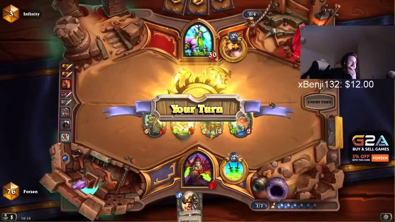 Hearthstone Forsen Playing Mech Rogue Constructed