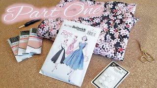 🔴Butterick 4790 LIVE Sew Along PT. 1 || Live Stream