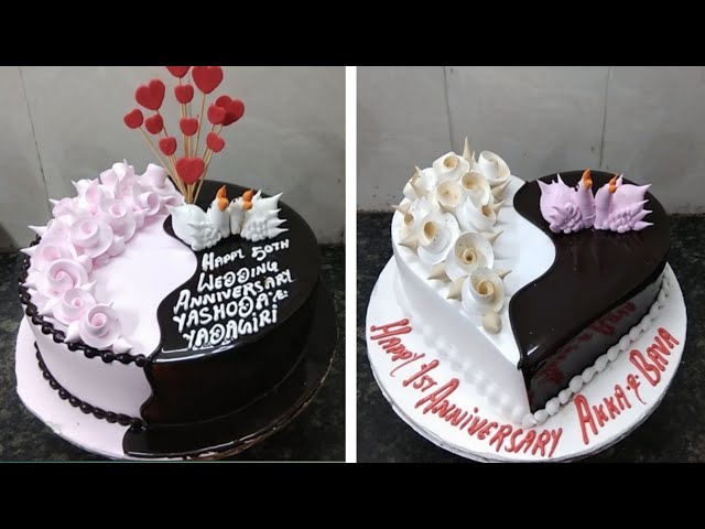 Romantic Anniversary Cakes | Anniversary Cakes for Couples | Wedding Anniversary  Cakes, Rs. 2299 - IndiaGiftsKart