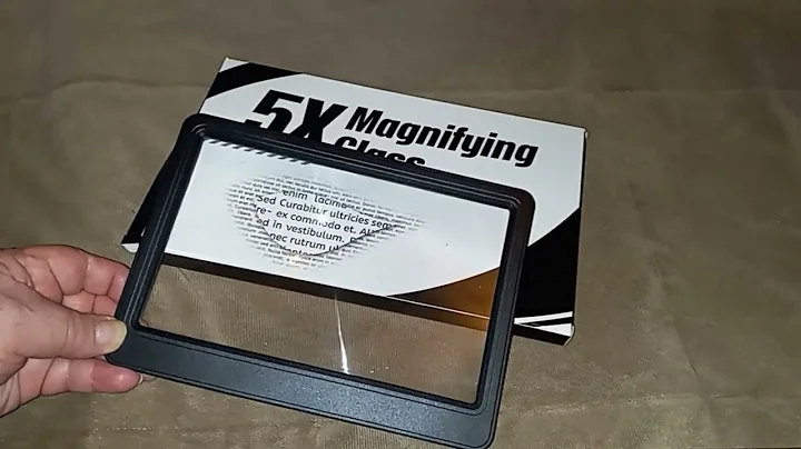 5X Magnifying Glass Unboxing and Review